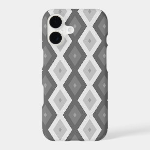 Shades of grey diamond pattern