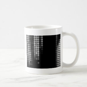 Shades Of Grey Dot Pattern Coffee Mug