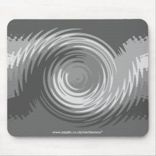 Shades of Grey Ripple Mousemat