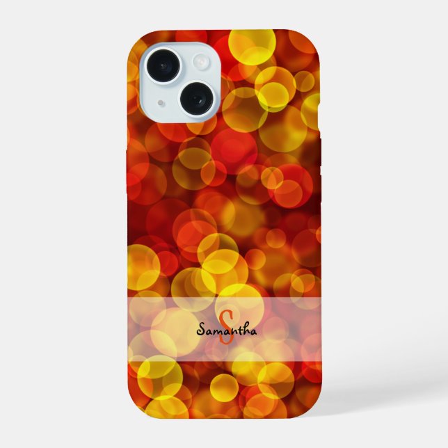 Shades of Orange Case-Mate iPhone Case (Back)