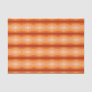 Shades Of Orange Geometric Abstract Art  Tissue Paper