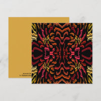 Shades Of Orange Red Yellow Ribbon Design