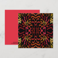 Shades Of Orange Red Yellow Ribbon Design