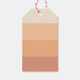 Shades of Peach Gradient Gift Tags
