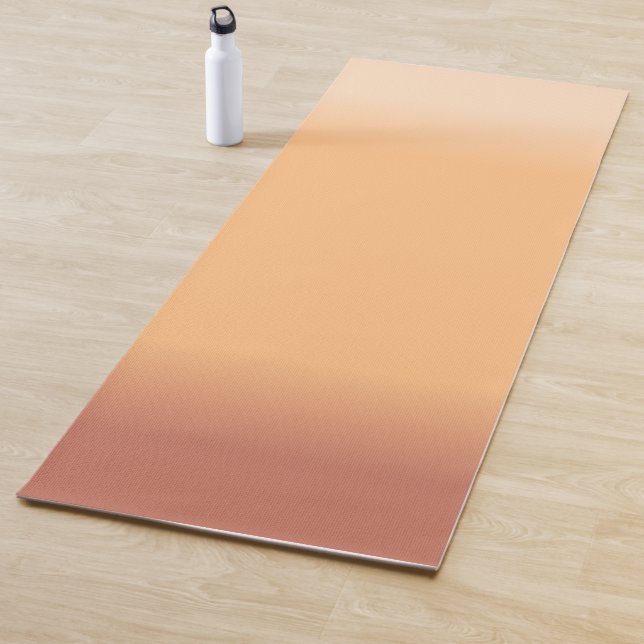 Shades of Peach Gradient Yoga Mat (In Situ)