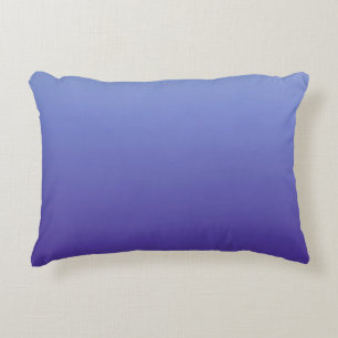 Shades of Periwinkle Violet to Blue Decorative Cushion