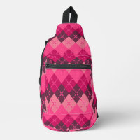 Shades of Pink Argyle Sporty Preppy