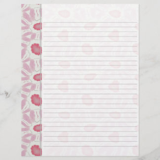 Shades of Pink Retro Floral Abstract Pattern