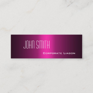 Shades of Pink Skinny Business Cards