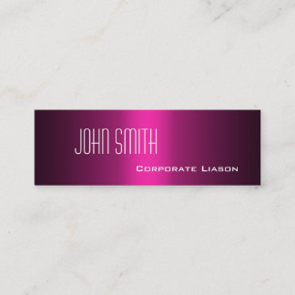 Shades of Pink Skinny Business Cards