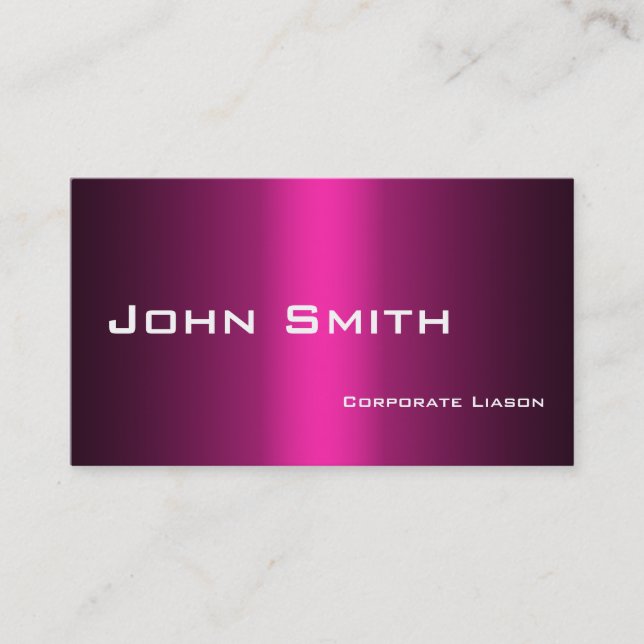 Shades of Pink Standard Business Cards (Front)