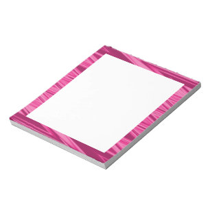 Shades of Pink Zigzag Pattern Notepad