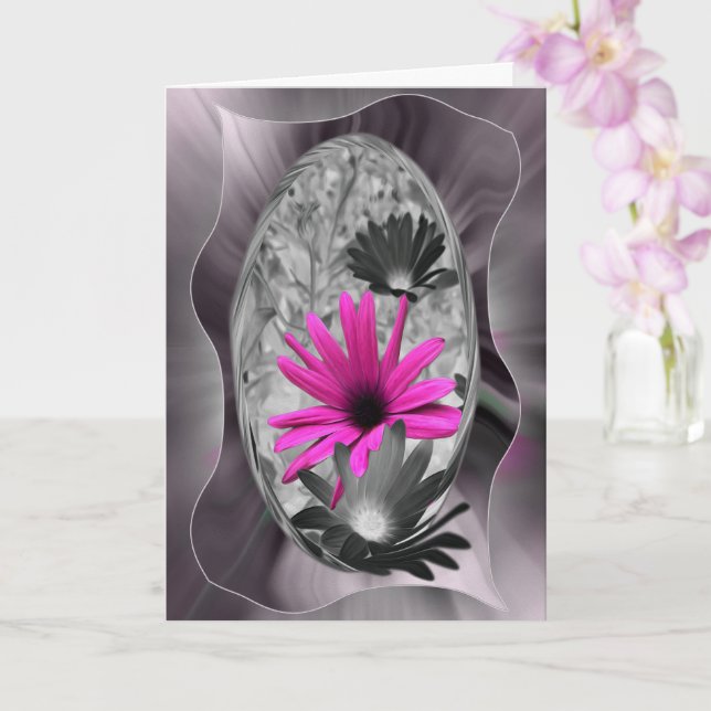 Shades of purple card (Orchid)