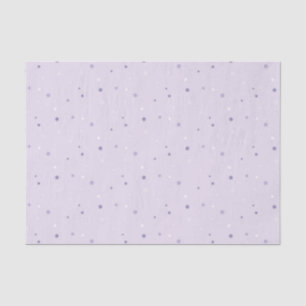shades of purple dots tissue paper