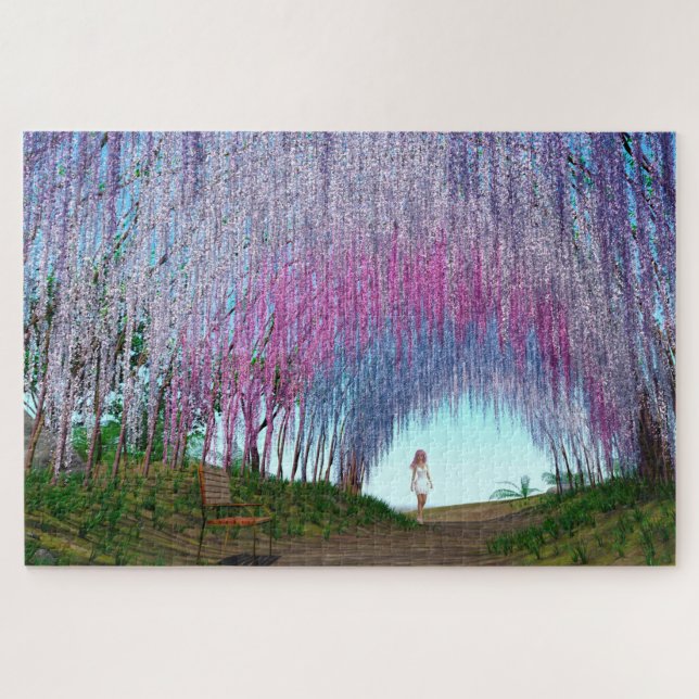 Shades of Purple Jigsaw Puzzle (Horizontal)