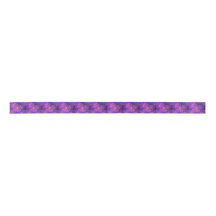 Shades of Purple Satin Ribbon with Delicate Flower