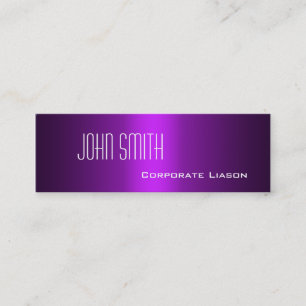 Shades of Purple Skinny Business Cards