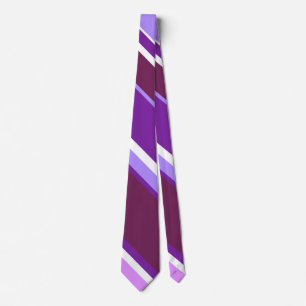 Shades of purple stripes tie