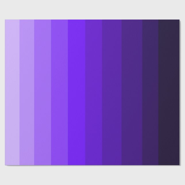 Shades of Purple Wrapping Paper (Flat)