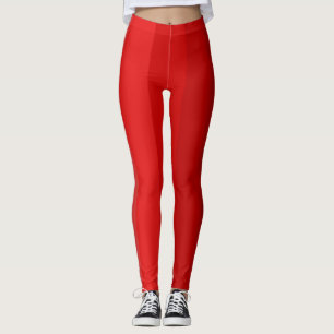 Shades of Red Stripes Leggings