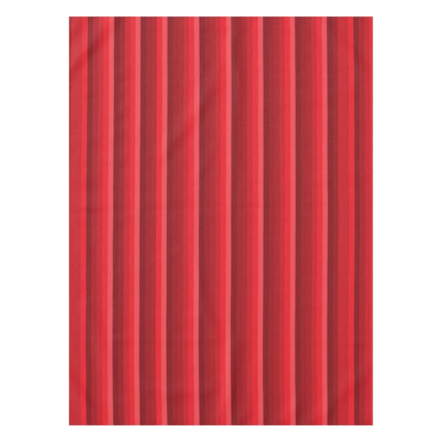 Shades of Red Tablecloth (Front)