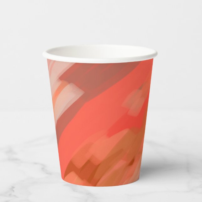 Shades of Rosy Blush Paper Cups (Front)
