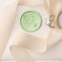 Shades of Sage Wedding Monogram
