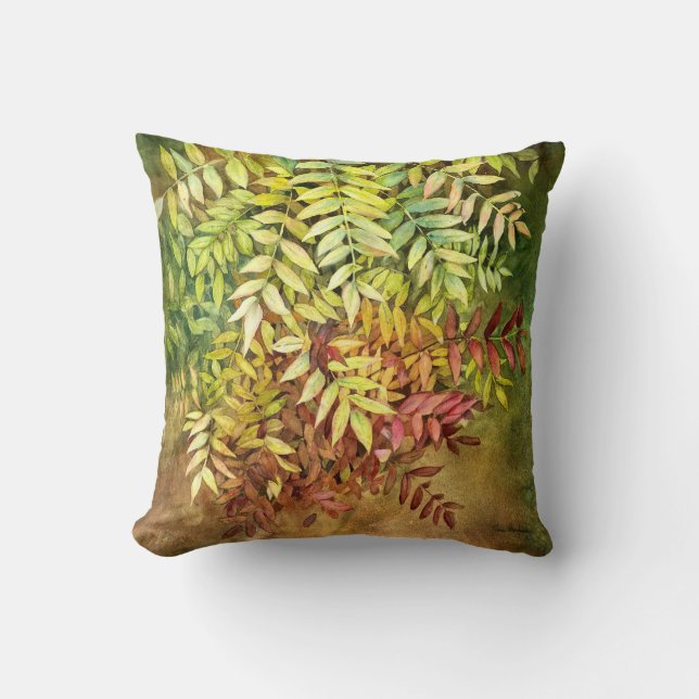 Shades of Sumac Cushion (Front)