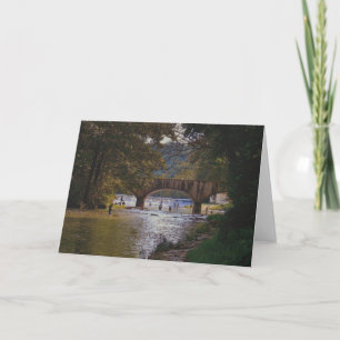Shades of Summer Green Notecard