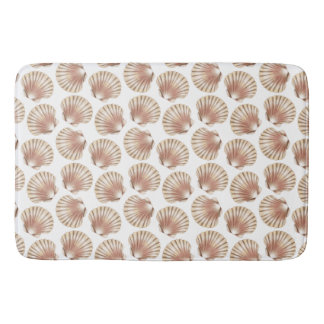 SHADES OF TAN SEASHELLS BATH MAT