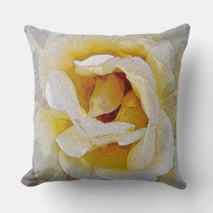 shades of white to yellow cushion