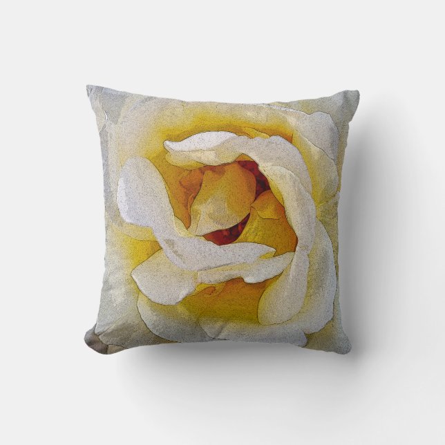 shades of white to yellow cushion (Front)