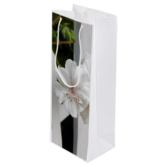 shades of white wine gift bag (Front Angled)