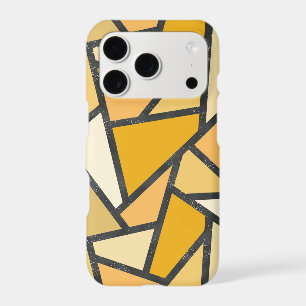 Shades of yellow stained glass pattern