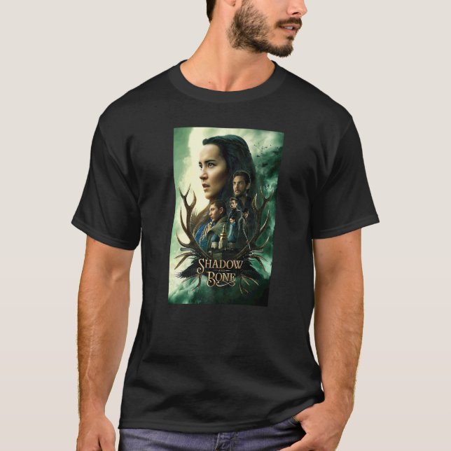 Shadow And Bone Antler Group Poster T-Shirt (Front)