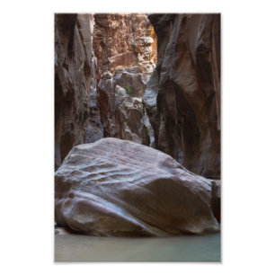 Shadow and light in the Narrows Photo Print