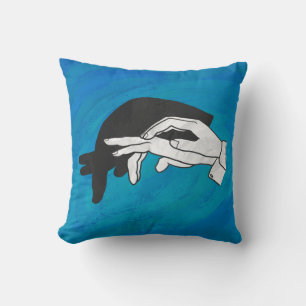 Shadow Anteater On Blue Cushion