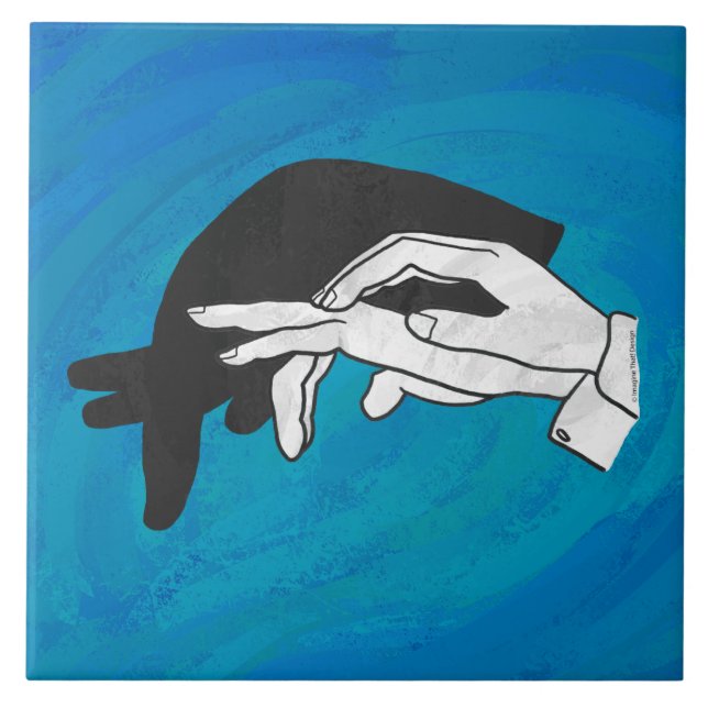 Shadow Anteater On Blue Tile (Front)