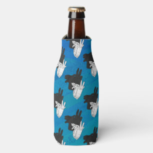 Shadow Billy Goat on Blue Bottle Cooler