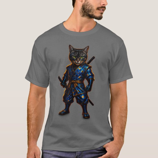 Shadow Blade Cat T-Shirt  (Front)