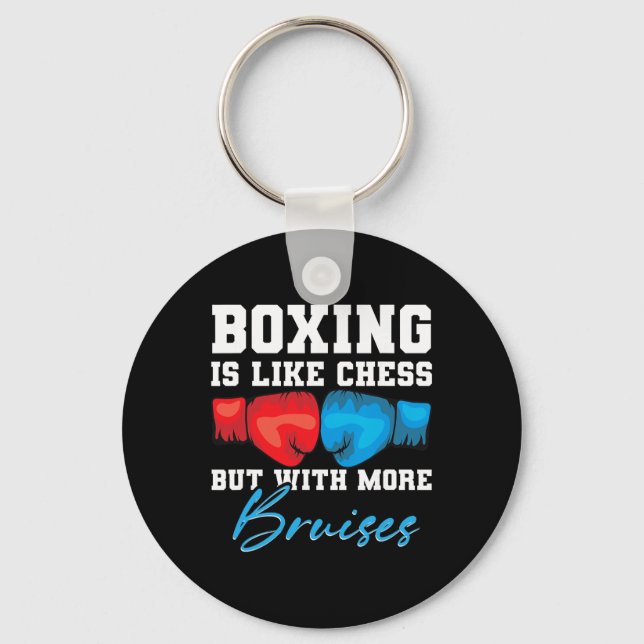 Shadow Boxing Punching Kickboxing G Gloves Boxer F Key Ring (Front)