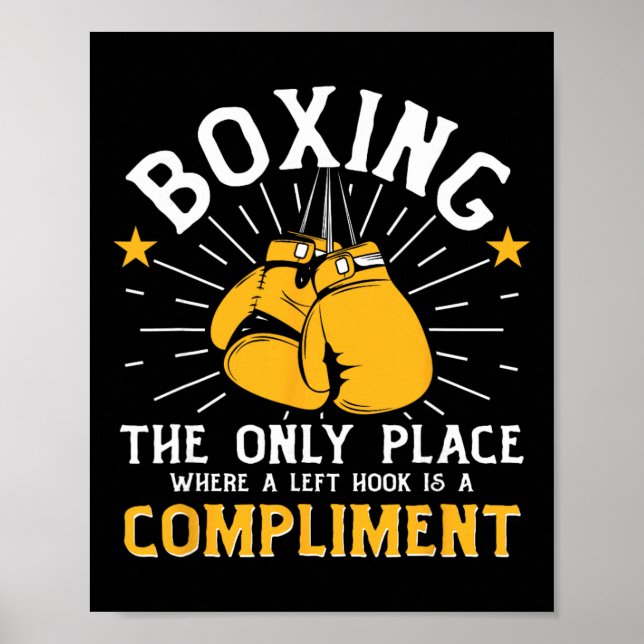 Shadow Boxing Punching Kickboxing G Gloves Boxer F Poster (Front)