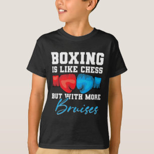 Shadow Boxing Punching Kickboxing G Gloves Boxer F T-Shirt
