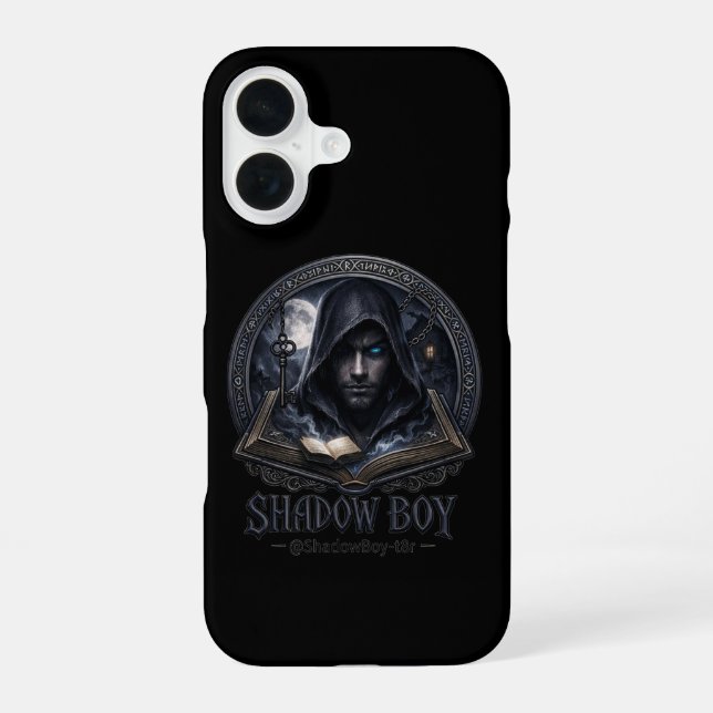 shadow boy iPhone 16 case (Back)