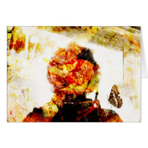 Shadow butterfly collage