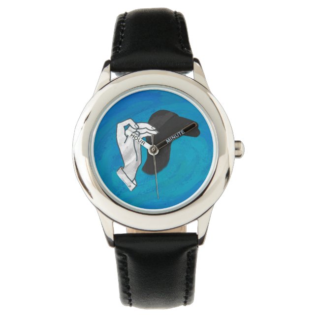 Shadow Camel On Blue Watch (Front)