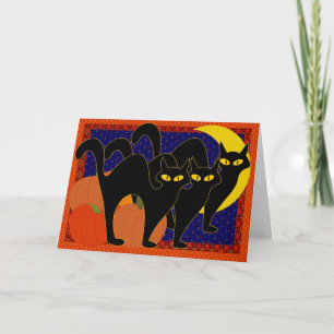 Shadow cats card