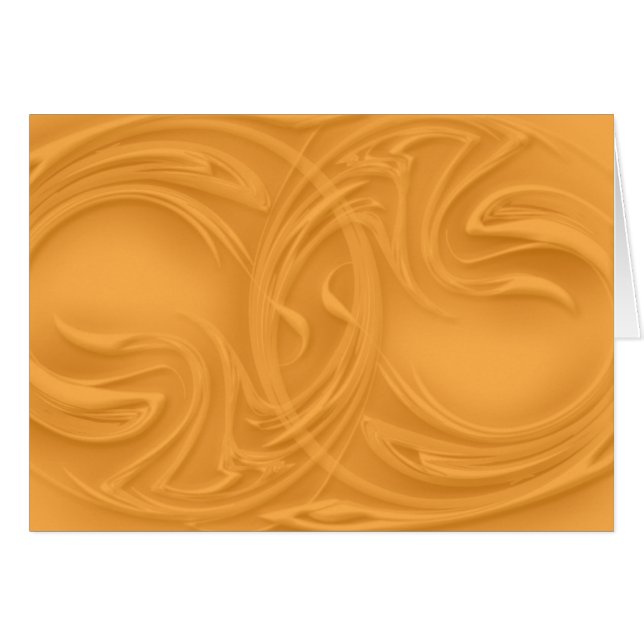 Shadow Curls Over Orange Artwork Blank Inside (Front Horizontal)