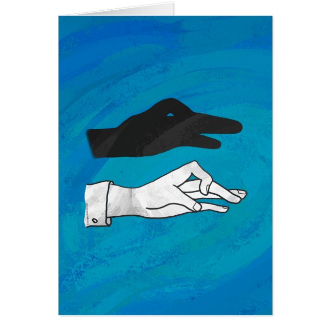 Shadow Duck On Blue (Front)