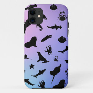 shadow fish shark sea crab gradient galaxy ocean  Case-Mate iPhone case